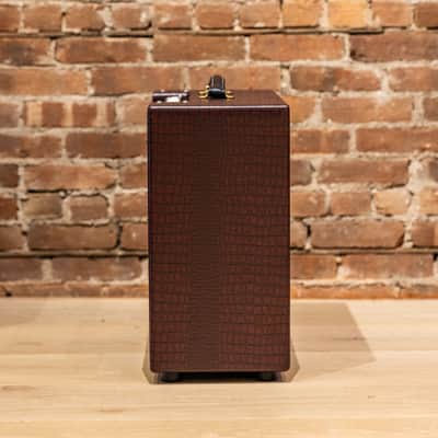 Magnatone Varsity Reverb 15W 1x12 Combo - Burgundy Crocodile Bild 6