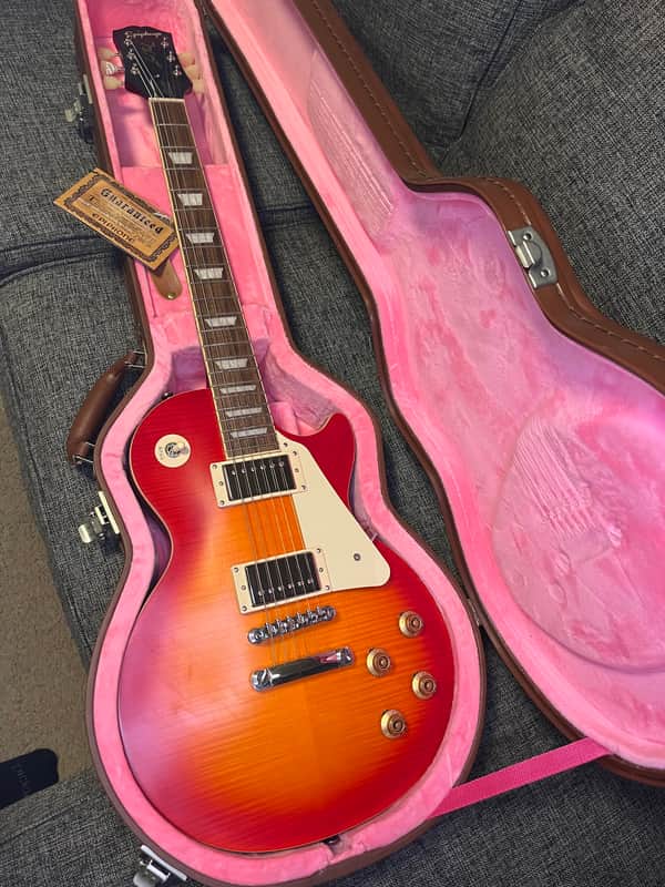 Epiphone '59 Les Paul Standard Outfit 2020 - 2025 - Aged Dark Cherry Sunburst image 1