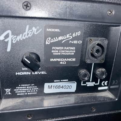 Fender Super Bassman Head + Fender Neo 610 Bass Cab image 7