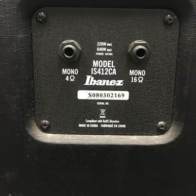 Ibanez IS412CA Tone Blaster Angled Guitar Cabinet image 4