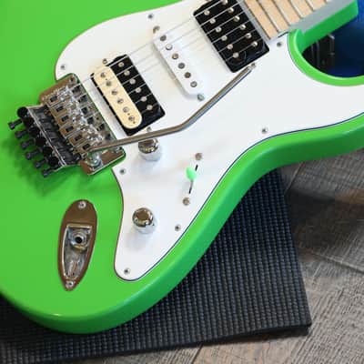 GJ2 Grover Jackson Custom Stratocaster Owned by Fish Electric Guitar Green + OHSC image 6