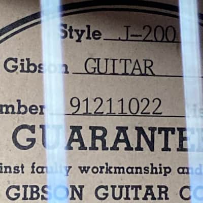 1991 Gibson J-200 w/Fishman Pickup System - Antique Natural image 23