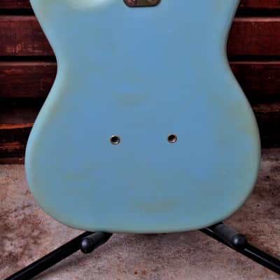 Very rare Hagstrom Kent PB-24G 1963 Blue Made In Sweden David Bowie image 6
