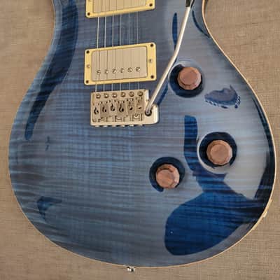 2006 PRS Custom 24 10-Top - Faded Whale Blue - One Piece Top image 2