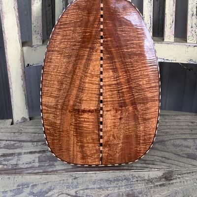 Graziano Koa Pineapple Tenor Ukulele - Exquisite Flamed Koa image 3