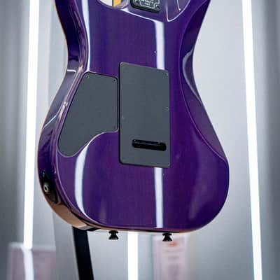 Schecter Sunset Custom II HSH Black Violet image 9