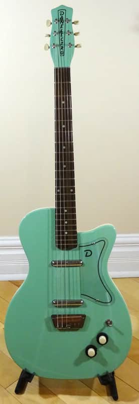 Danelectro U2 (model 56-02) 2000 - Turquoise blue image 1