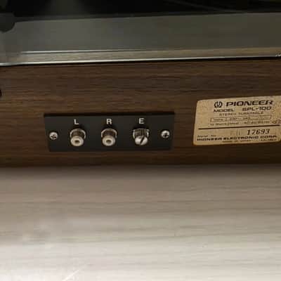 VINTAGE SPL PIONEER TURNTABLE/MADE IN JAPAN/1973 image 5