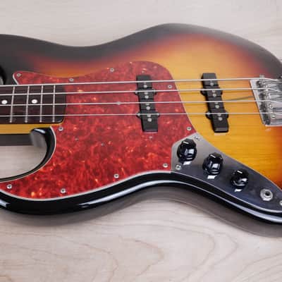 Fender JB62-70LH Left Handed Jazz Bass Reissue CIJ 2001 Sunburst Japan w/ Bag image 3