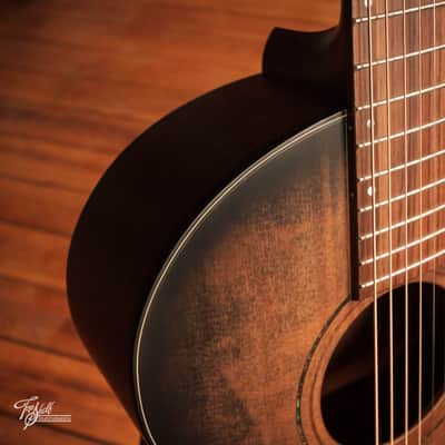 K.Yairi SRF-OV2 Parlour Acoustic Vintage Black Burst 2021 image 10