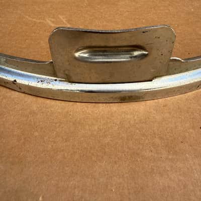 Unbranded 18.5" 6-Lug Bass Drum Resonant Hoop / Rim with Tom Mount Bracket Chrome Bild 8