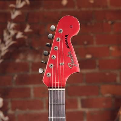 1964 Fender Jaguar - Candy Apple Red with Matching Headstock! image 11