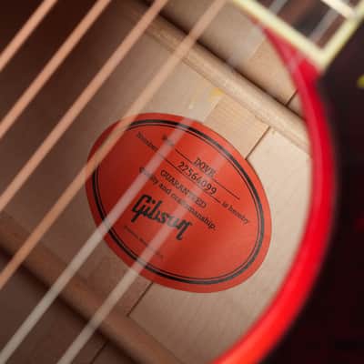 Gibson Dove Original Vintage Cherry Sunburst image 11