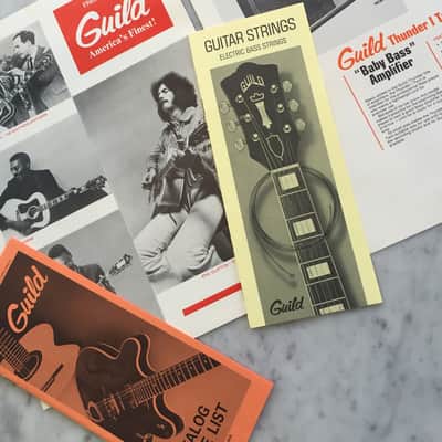 Guild Catalog, Amplifier Catalog Supplement, Catalog Price List, Strings Price List VINTAGE Rare Case Candy Starfire Capri Polara Thunderbird image 17