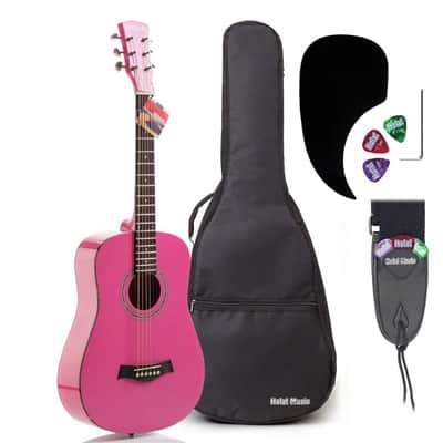 Acoustic Guitar - Junior Series Bundle Pack, 3/4 Size 36" - Light Blue image 10