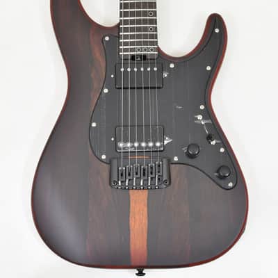 Schecter Sun Valley Super Shredder Exotic HT Ziricote guitar in Natural Satin image 2