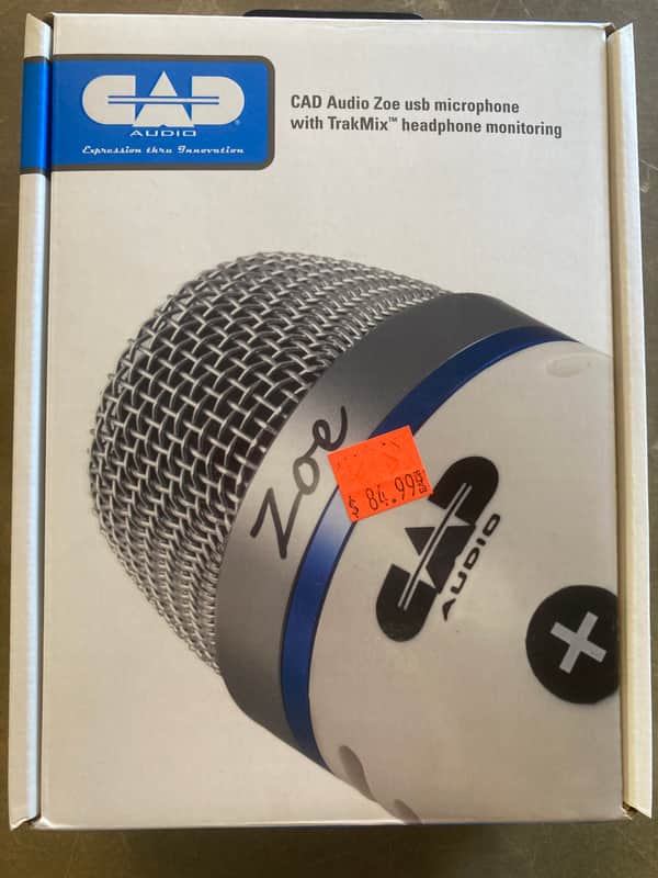 CAD ZOE USB Condenser Microphone with TrakMix Headphone Output 2010s - White image 1