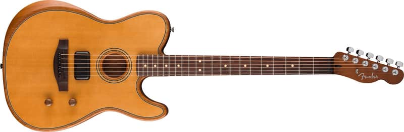 Fender Acoustasonic Standard Telecaster Aged Natural (new) image 1