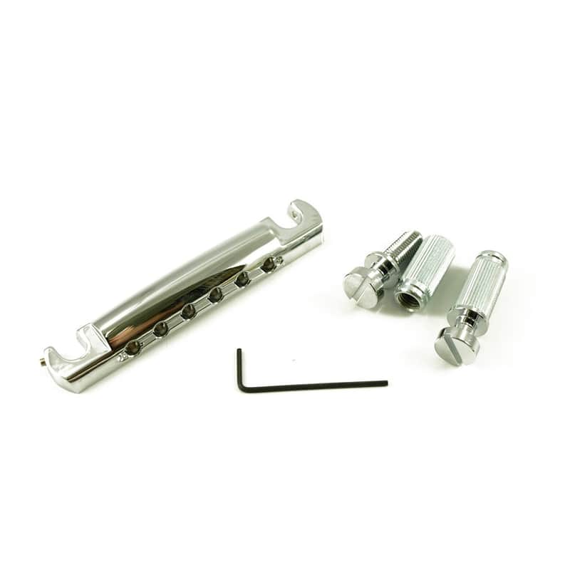 Standard US Locking Tailpiece Aluminium-Chrome image 1