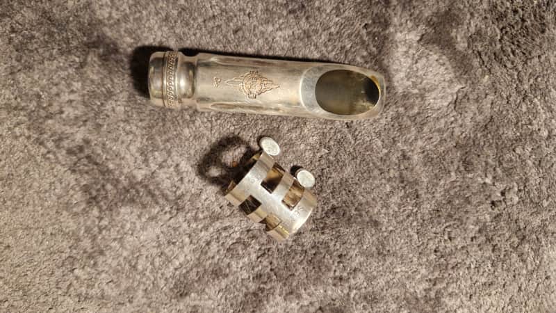 Selmer Selmer Classic C* metal scroll shank fluted tenor saxophone mouthpiece image 1