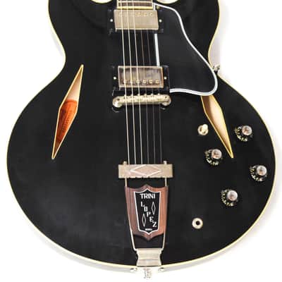 Gibson Custom 1964 Trini Lopez Standard Reissue VOS Semi-Hollow Electric Ebony image 1