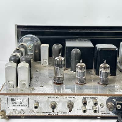 Vintage Mcintosh MR71 Tube Analog FM Stereo Tuner image 12