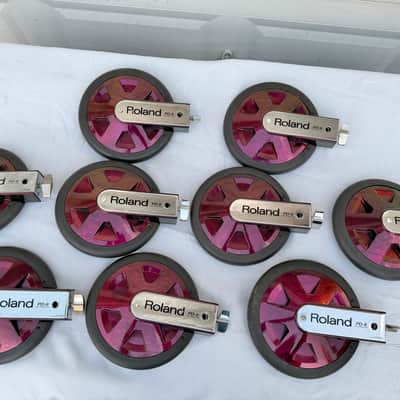 Roland PD-8 Lot Of 9 Custom painted Pads image 2