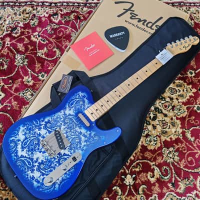 *NEW IN BOX* 2026 Fender Japan Limited Edition Indigo Paisley Telecaster, Fender Flagship Tokyo Store Exclusive Color, MIJ JD26 image 1