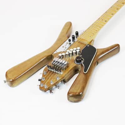 1968 Bunker Hell-Bender Wild Hippie Glam Rock Vintage Electric Guitar Walnut Crazy Pickups image 3