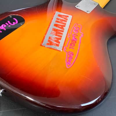 YAMAHA Broad Bass VI BB-VI Vintage Made in Japan Electric Bass Guitar Sunburst c.1980 image 11