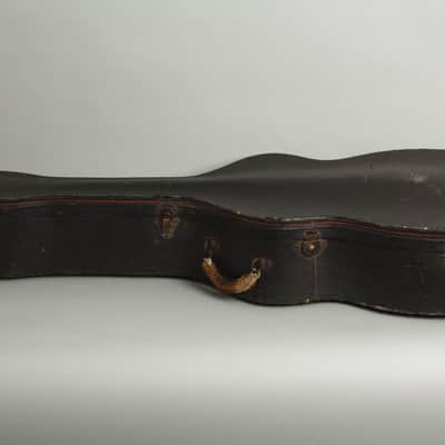 Gibson  J-55 Flat Top Acoustic Guitar (1940), ser. #758F-14, original black - red line hard shell case. image 11