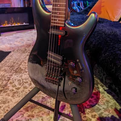 Fender Heartfield EX1 1989 MIJ Fujigen - EX-1 Black Pearl Burst Gotoh Floyd Rose Made in Japan image 23