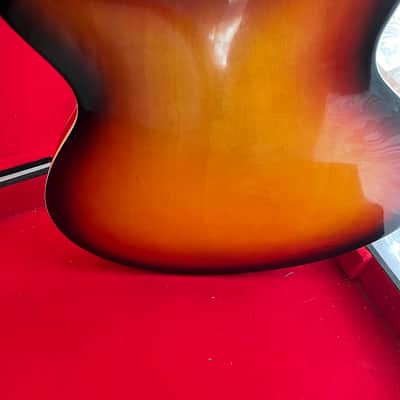 Vintage Kingston Semi-hollow body 1960s - Sunburst image 9
