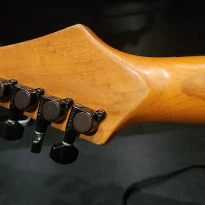 Yamaha Blues Saraceno signature SUPER RARE mid-90s Japan Green Red Plaid Limited Electric Guitar Poison image 10