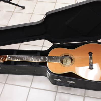 Washburn R-306 1892 reissue parlor guitar 1994 - natural image 9