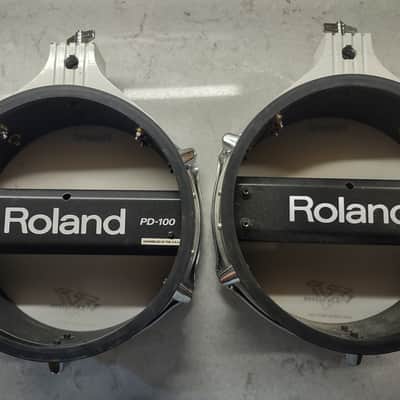 Pair Roland PD-100 10" V-Pad Mesh Single-Trigger Electronic Drum Pad image 2