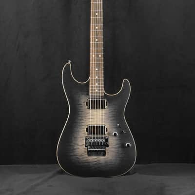 Tom Anderson Drop Top Satin Super Natural Black Burst with Binding image 2