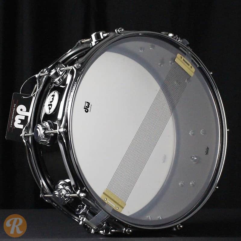 DW Collector's Series Black Nickel Over Brass 5.5x14" Snare Drum image 4