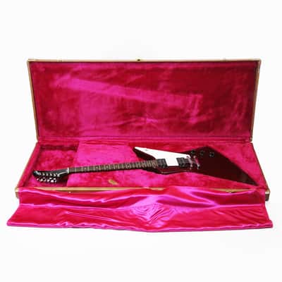 1999 Gibson Explorer Standard ‘76 Vintage Reissue Original USA Cherry Red 100% Super Clean with Orig Hard Brown TKL Case image 2