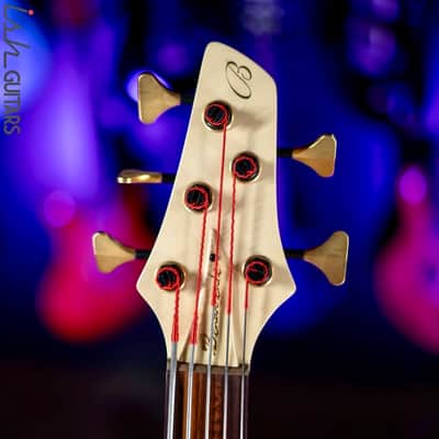 Benavente SCB (Single Cutaway Bass) - Hollow body Natural 5-String Fretless image 5