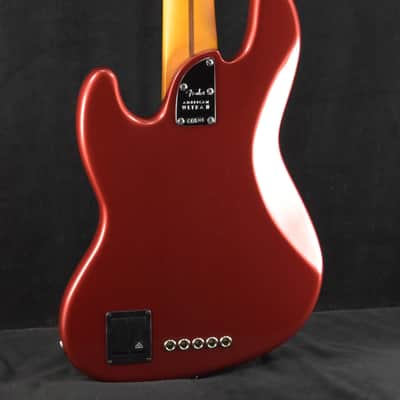 Fender American Ultra II Jazz Bass V Maple Fingerboard Sinister Red image 7