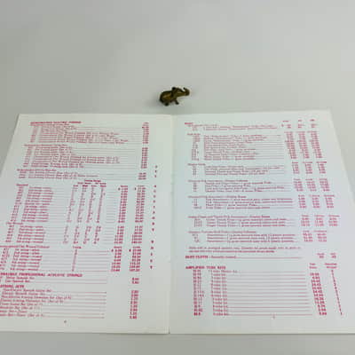 Rickenbacker Technical Data & Price List 1968 image 3