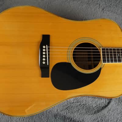 Cat’s Eyes CE-250 MIJ Dreadnought Acoustic Guitar w/ Hard Case image 5