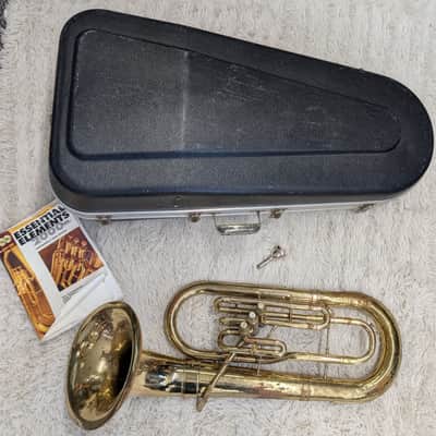 Reynolds Contempora vintage USA Made Baritone horn in case - appears functional image 2
