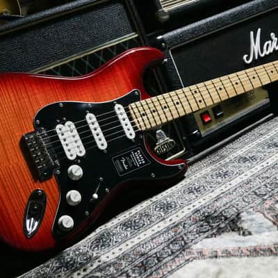 Fender Player Stratocaster HSS Plus Top with Maple Fretboard 2019 - Aged Cherry Burst image 6