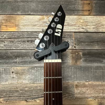 ESP LTD MH-100 QM NT See Thru Black Cherry image 8