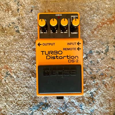Boss DS-2 Turbo Distortion MADE IN JAPAN Silver Label 1988 image 2