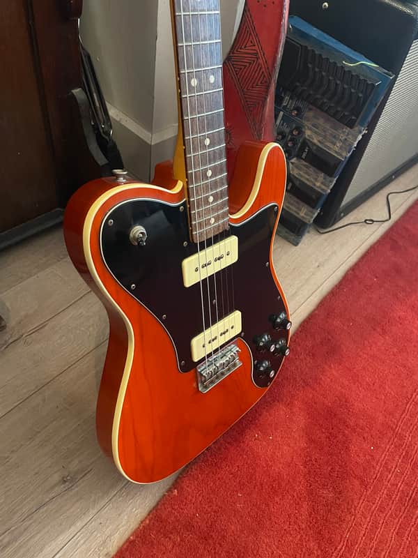 Fender FSR '72 Telecaster Custom P90 Sunset Orange Transparent