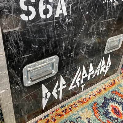 Def Leppard Logo, Tour Used Case Panel Wall Hanging "S6A" "Stage Left" (#23) image 3