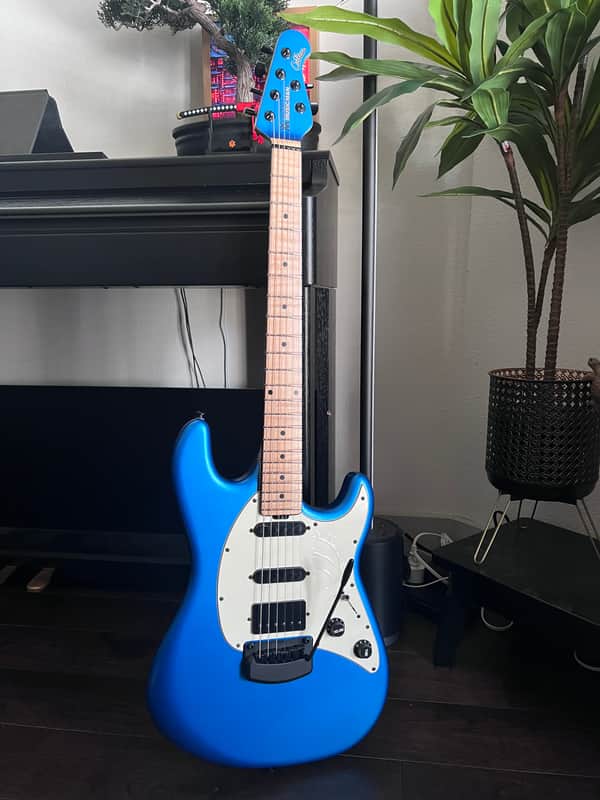 Ernie Ball Music Man Cutlass BFR December 2019 - Blue Magic